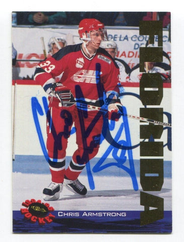 1994-95 Classic Chris Armstrong Signed Card Hockey NHL Autograph AUTO #32