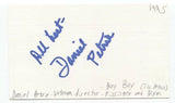Daniel Petrie Signed 3x5 Index Card Autographed Director A Raisin in the Sun