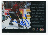 1997 Upper Deck Eric Weinrich Signed Card Hockey NHL Autograph AUTO #12