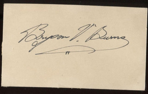 Bryson Burns Signed Card  Autographed Orchestra AUTO Signature 