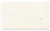 Veronica Tennant Signed 3x5 Index Card Autograph Signature Actress Ballet Dancer