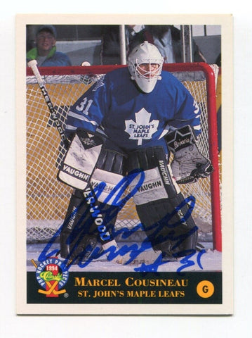 1994 Classic Pro Marcel Cousineau Signed Card Hockey Autograph AUTO #111