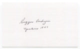 Rugger Ardizoia Signed 3x5 Index Card Autographed Signature New York Yankees 