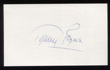 Tommy Byrne Signed 3 x 5 Inch Index Card Autographed Baseball Signature