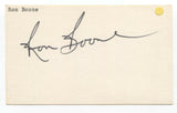 Ron Boone Signed 3x5 Index Card Autographed Signature NBA Basketball