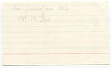 Joe Cunningham Signed 3x5 Index Card Autographed MLB Baseball 1959 Cardinals