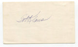 Bob Klaus Signed 3x5 Index Card Autograph MLB Baseball Roger Harris Collection