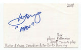 Victor A. Young Signed 3x5 Index Card Autographed Signature Actor Goosebumps