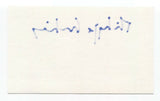 Philippe Grandrieux Signed 3x5 Index Card Autographed French Director