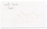 Loreto Garza Signed 3x5 Index Card Autographed Boxer Light Welterweight Champ