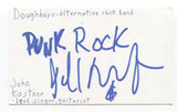 All Systems Go! - Doughboys - John Kastner Signed 3x5 Index Card Autographed