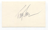 Tracy Jones Signed 3x5 Index Card Autographed Baseball MLB Cincinnati Reds