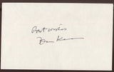 John Kerr Signed Index Card Signature Vintage Autographed AUTO 