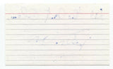 Robert Lantos Signed 3x5 Index Card Autographed Signature Director