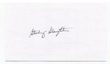 Sterling Slaughter Signed 3x5 Index Card Autographed MLB Baseball Chicago Cubs