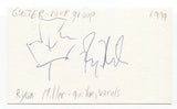 Guster - Ryan Miller Signed 3x5 Index Card Autographed Signature