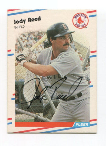 1988 Fleer Jody Reed Signed Card Baseball Autograph MLB AUTO #360