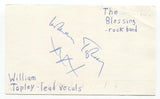 The Blessing - William Topley Signed 3x5 Index Card Autographed Signature Band