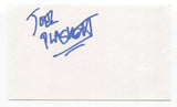 Thrush Hermit - Joel Plaskett Signed 3x5 Index Card Autographed Signature