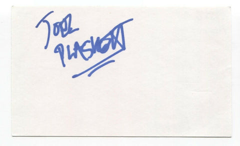 Thrush Hermit - Joel Plaskett Signed 3x5 Index Card Autographed Signature