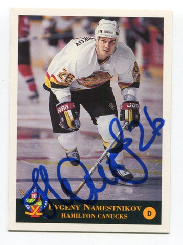 1994 Classic Pro Evgeny Namestnikov Signed Card Hockey NHL Autograph AUTO #153