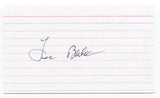 Lee Bales Signed 3x5 Index Card Autographed Signature Atlanta Braves MLB