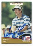 1991 Pro Set PGA Wayne Levi Signed Card Autographed #283