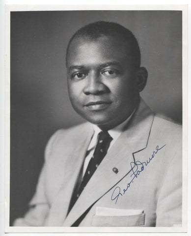 George Arthur Padmore Signed Photo Autographed Signature Liberia Ambassador