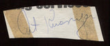Art Kusnyer Signed Cut  From 1951 Autograph Clipped from a Baseball Program