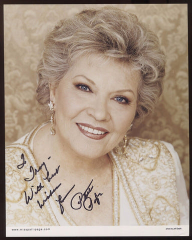 Patti Page Signed 8x10 Photo Autographed Photograph Vintage Signature