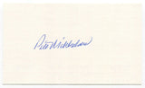 Pete Mikkelsen Signed 3x5 Index Card Autographed MLB Baseball New York Yankees