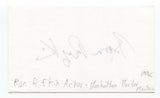 Ron Rifkin Signed 3x5 Index Card Autographed Signature Actor