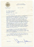 Harrison Goldin Signed Letter Autographed Signature New York City Comptroller