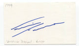 Veronica Tennant Signed 3x5 Index Card Autograph Signature Actress Ballet Dancer