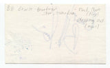 Bill Irwin Signed 3x5 Index Card Autographed Signature Actor Comedian