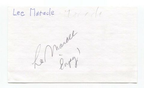 Lee Maracle Signed 3x5 Index Card Autographed Signature Poet Author Writer