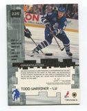 1999 In The Game Todd Warriner Card Hockey NHL Autograph AUTO #225