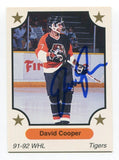 1991 7th Inning Sketch David Cooper Signed Card Hockey Autograph NHL AUTO #319