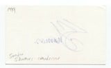 Sandra Shamas Signed 3x5 Index Card Autographed Signature Comedian Fraggle Rock