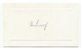 Henning Webb Prentis Jr. Signed Card Autographed Signature Businessman