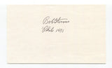 Bobby Stevens Signed 3x5 Index Card Autographed Baseball 1931 Phillies