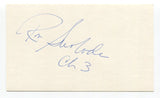 Ron Swoboda Signed 3x5 Index Card Autographed Baseball MLB New York Mets