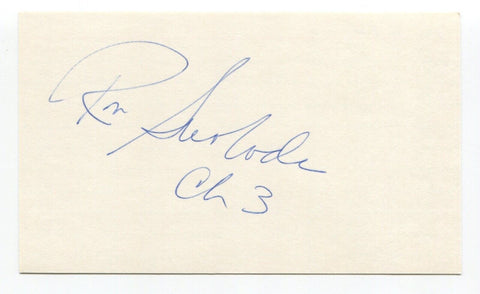 Ron Swoboda Signed 3x5 Index Card Autographed Baseball MLB New York Mets