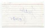Freddie Roman Signed 3x5 Index Card Autographed Signature Comedian