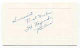 Ted Kazanski Signed Card Autographed MLB Baseball Roger Harris Collection