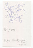 Belly - The Breeders - Tanya Donelly Signed 3x5 Index Card Autographed Signature