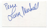 Larry Marshall Signed 3x5 Index Card Autographed Signature Actor