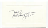 William F. Schnitzler Signed Card Autographed Signature Secretary Treasurer