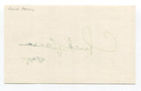 Chuck Person Signed 3x5 Index Card Autographed Basketball Seattle Supersonics
