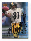 2000 Upper Deck Troy Edwards Signed Card Football Autograph AUTO #163